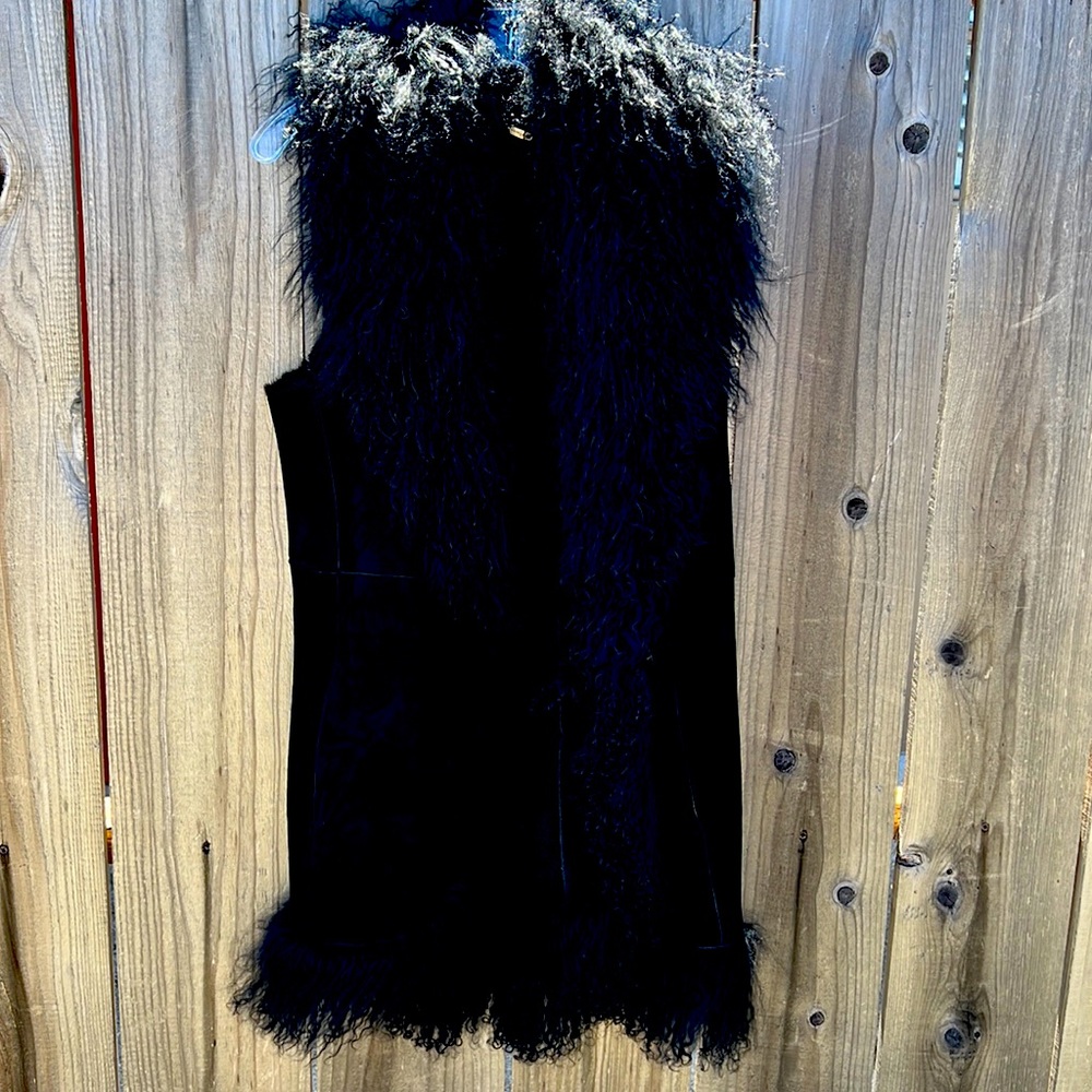 Ralph Lauren shearling lamb vest